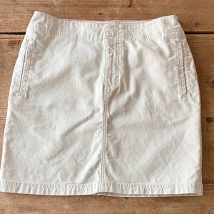 Vintage Tommy Hilfiger Jeans Cream Cotton Twill Skirt mint condition !!